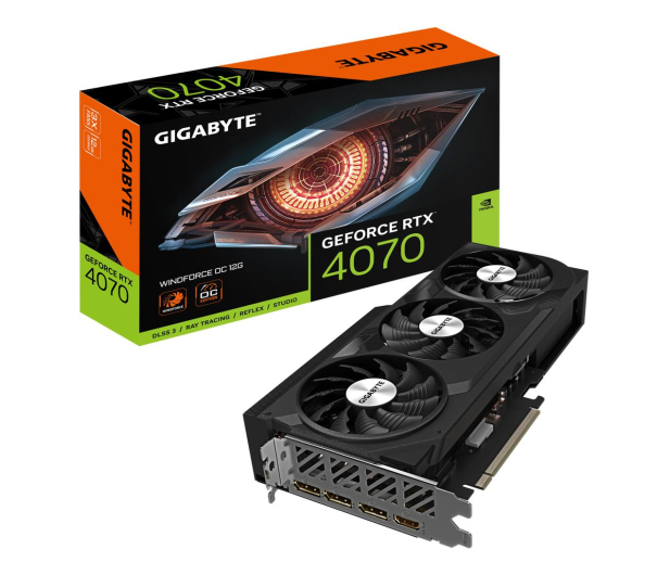 Gigabyte GeForce RTX 4070 WINDFORCE OC 12GB GDDR6X - 1135382 - zdjęcie
